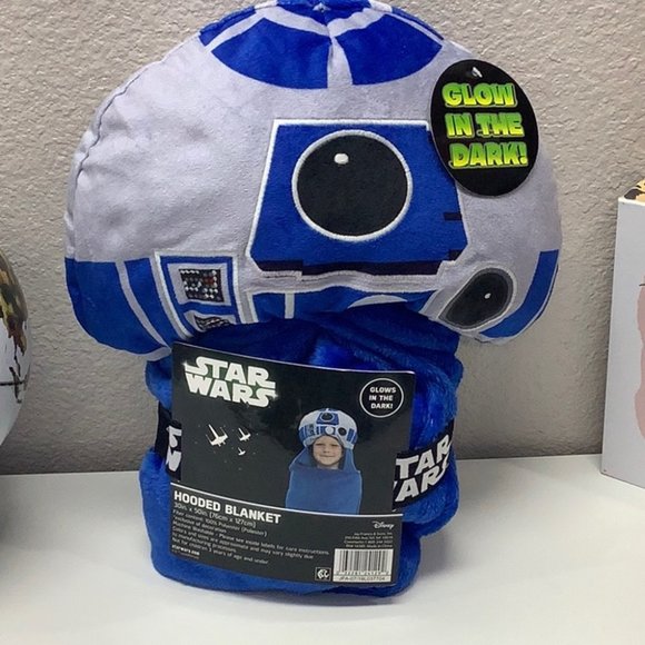 Disney Star Wars Glow In The Dark Hooded Blanket - Picture 2 of 5